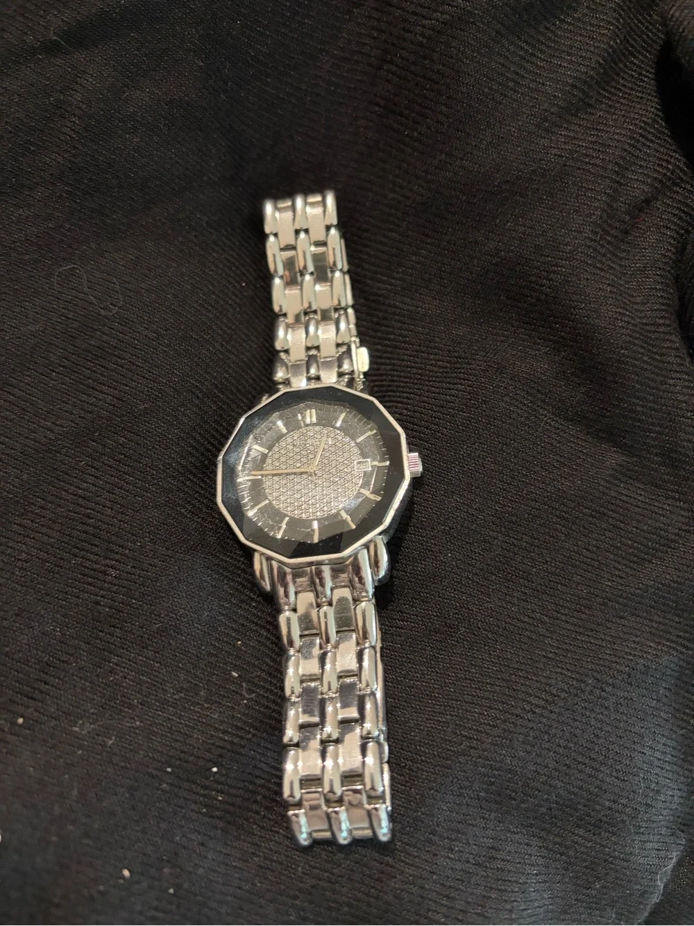 Silver Crystal Accent Women’s Bracelet Watch - Brand Not Shown